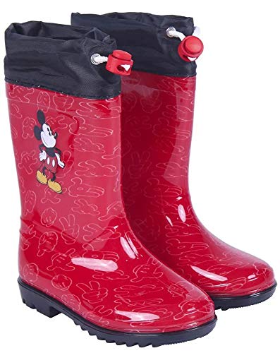 Disney Mickey Mouse Gummistiefel Regenstiefel Stiefel Schuhe Gr. 24 rot *Neu*Ovp* von KnBo