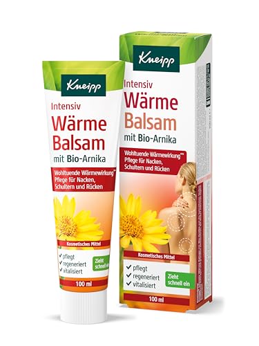 Kneipp Wärmebalsam mit Arnika - wohltuend nach körperlichen Aktivitäten - Wärmewirkung dermatologisch bestätigt - für Nacken, Schultern und Rücken - 100ml Kneipp Wärmebalsam mit Arnika - wohltuend nach körperlichen Aktivitäten - Wärmewirkung dermatologisch bestätigt - für Nacken, Schultern und Rücken - 100ml von Kneipp