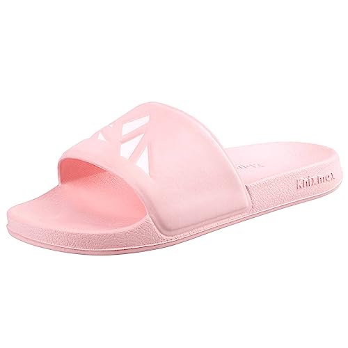 Knixmax Herren Damen Dusch- & Badeschuhe Offene Sandalen Leicht Anti-Rutsch Shower Hausschuhe Strand Aqua Schuhe Unisex-Erwachsene Slip-on Pink 36/37 EU von Knixmax