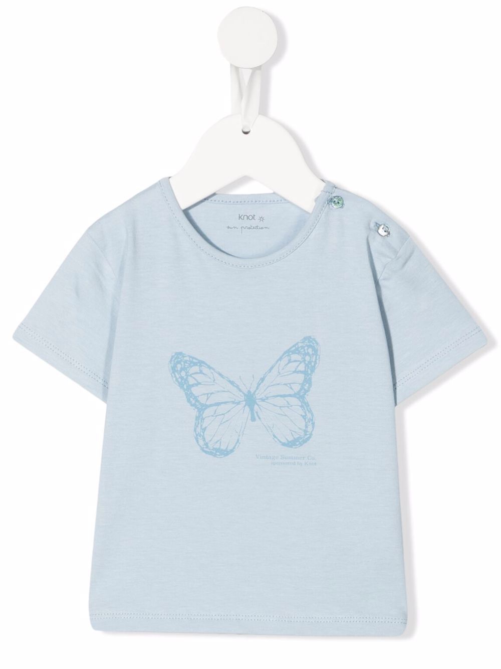 Knot Butterfly T-Shirt - Blau von Knot