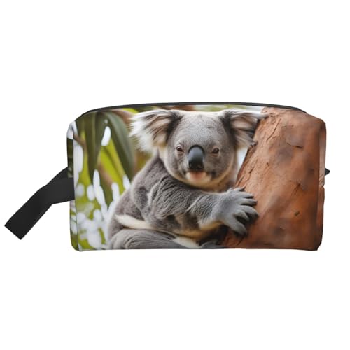 Hugging Tree Koala Reise-Kulturbeutel für Damen und Herren, Zubehör-Organizer, kleine Münzgeldbörse, kleine Tasche, Hugging Tree Koala, Einheitsgröße von KoNsev