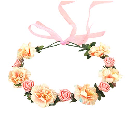 6 Farben Erwachsene Kinder Unregelmäßige Faux Rose Blumen Stirnband Blumen Mädchen Braut Hochzeit Farbe Kranz Krone Kopfschmuck von Kobeleen