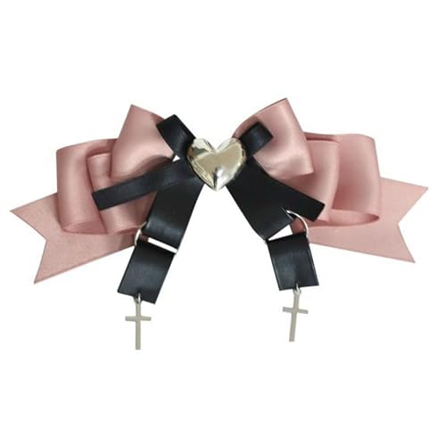 Anime Maid Bowknot Haarspange für Mädchen, Gothstyle, Band-Haarspangen, ComicShow, Haarnadel, Maskerade, Party-Haarschmuck von Kobeleen