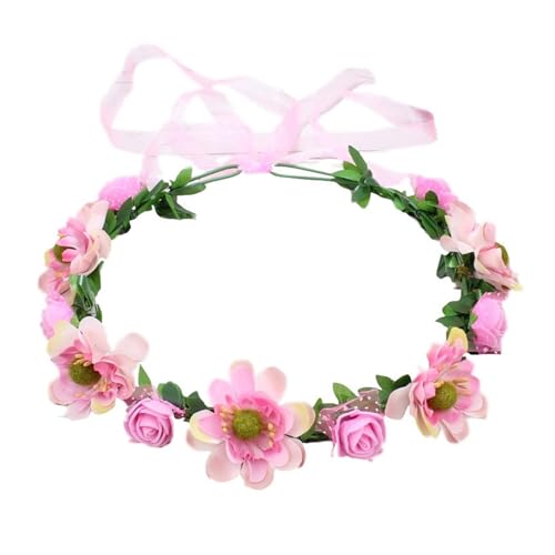Elegantes Blumen-Haarband, Brautblumenkrone für Hochzeit, Party, Girlanden, Krone, Haarkranz für Frauen von Kobeleen