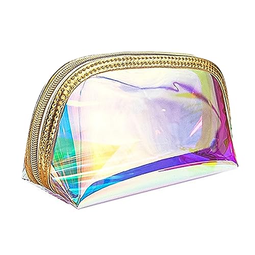 Make-up-Tasche, transparent, Kulturbeutel, Kosmetiktasche mit Reißverschluss, Zuhause, Reisen, Make-up-Organizer, Tasche für die Körperpflege von Kobeleen