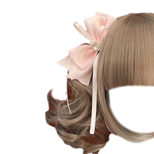 Niedliche 3D-Haarspange mit Herzschleife, Damen-Haarnadel, einfach zu bedienen, perfekt für den Alltag, Partys, Hochzeiten von Kobeleen