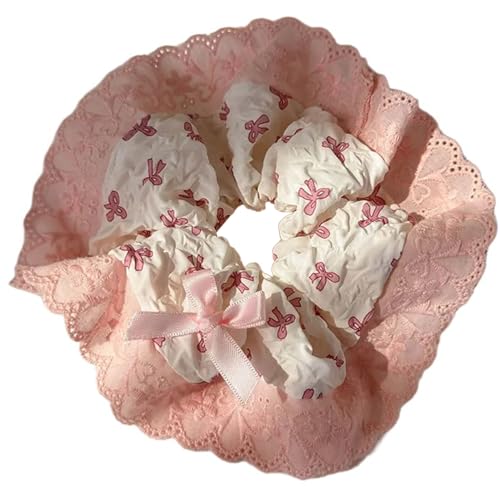 Prinzessin Scrunchies Florales Haargummi Floraler Haarhalter Bezauberndes florales Haargummi Haarseil für Mädchen Scrunchies von Kobeleen