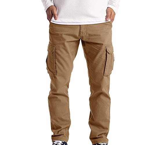 Cargohose Herren Baggy Slim Fit Trekkinghose Herren Stretch Sommer Mit Kordelzug Relaxing Hose Angenehme Arbeitskleidung Jogger Business Sport Freizeithose Outdoorhose von Kobilee