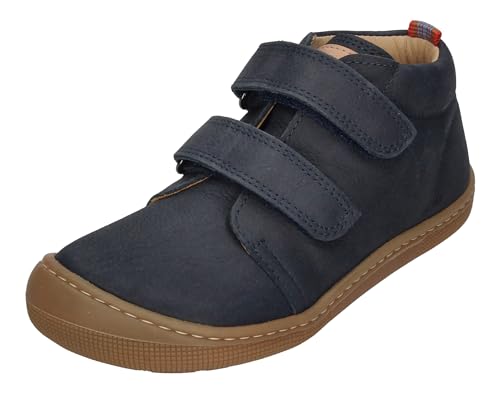 Koel Barfußschuhe breitere Leiste Don 2.0 mit Klett, Nubuk Leder in BLAU Barefoot 07M002.121 (eu_Footwear_Size_System, Toddler, Numeric, medium, Numeric_25) von KOEL