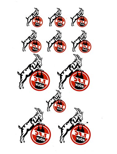 1. FC Köln Wangen-Tattoo - Logo - Gesichtstattoo temporäre Tattoo - Plus Lesezeichen I Love Köln 1. FC Köln Wangen-Tattoo - Logo - Gesichtstattoo temporäre Tattoo - Plus Lesezeichen I Love Köln von Köln Cologne