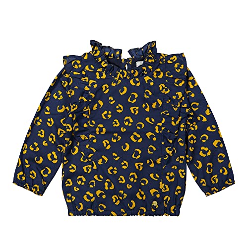 Koko Noko Mädchen Koko Noko Blouse, Navy + Ochre Yellow, 8 Jahre EU von Koko Noko