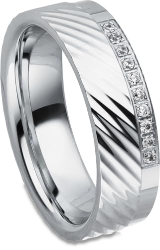 Kolibri Rings Damenring 10 Zirkonia Steine Sterling Silber 925 Ehering Verlobungsring Partnerring Freundschaftsring Ring - Inkl. Gravur und Etui Kolibri Rings Damenring 10 Zirkonia Steine Sterling Silber 925 Ehering Verlobungsring Partnerring Freundschaftsring Ring - Inkl. Gravur und Etui von Kolibri Rings