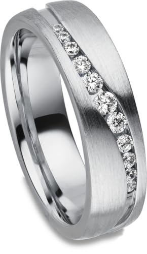 Kolibri Rings Damenring 11 Zirkonia Steine Sterling Silber 925 Ring Ehering Verlobungsring Partnerring Freundschaftsring - Inkl. Gravur und Etui Kolibri Rings Damenring 11 Zirkonia Steine Sterling Silber 925 Ring Ehering Verlobungsring Partnerring Freundschaftsring - Inkl. Gravur und Etui von Kolibri Rings