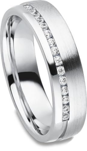 Kolibri Rings Damenring 15 Zirkonia Steine Sterling Silber 925 Ehering Verlobungsring Partnerring Freundschaftsring Ring - Inkl. Gravur und Etui Kolibri Rings Damenring 15 Zirkonia Steine Sterling Silber 925 Ehering Verlobungsring Partnerring Freundschaftsring Ring - Inkl. Gravur und Etui von Kolibri Rings