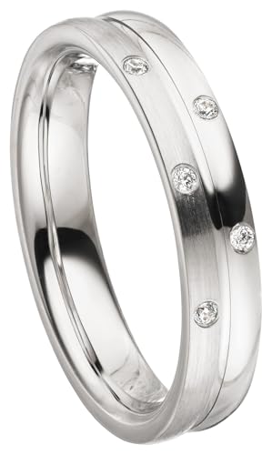 Kolibri Rings Damenring 5 Zirkonia Steine Sterling Silber 925 Ehering Verlobungsring Partnerring Freundschaftsring Ring - Gratis Gravur und Etui Kolibri Rings Damenring 5 Zirkonia Steine Sterling Silber 925 Ehering Verlobungsring Partnerring Freundschaftsring Ring - Gratis Gravur und Etui von Kolibri Rings