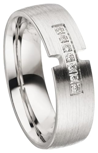 Kolibri Rings Damenring 7 Zirkonia Steine Sterling Silber 925 Ehering Verlobungsring Partnerring Freundschaftsring Ring - Gratis Gravur und Etui Kolibri Rings Damenring 7 Zirkonia Steine Sterling Silber 925 Ehering Verlobungsring Partnerring Freundschaftsring Ring - Gratis Gravur und Etui von Kolibri Rings