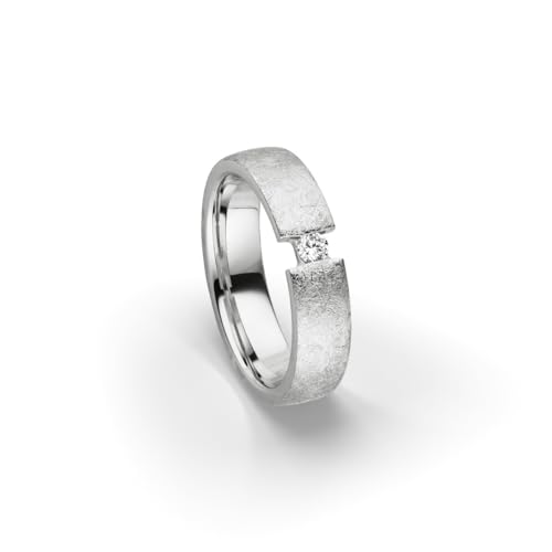Kolibri Rings Damenring Eismatt Zirkonia Stein Spannring-Optik Sterling Silber 925 Ring Ehering Verlobungsring Partnerring Freundschaftsring - Inkl. Gratis Gravur und Etui Kolibri Rings Damenring Eismatt Zirkonia Stein Spannring-Optik Sterling Silber 925 Ring Ehering Verlobungsring Partnerring Freundschaftsring - Inkl. Gratis Gravur und Etui von Kolibri Rings