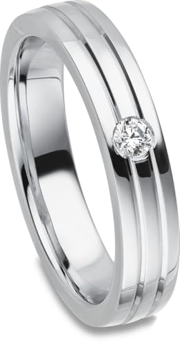 Kolibri Rings Damenring Zirkonia Stein Sterling Silber 925 Ring Ehering Verlobungsring Partnerring Freundschaftsring - Inkl. Gravur und Etui Kolibri Rings Damenring Zirkonia Stein Sterling Silber 925 Ring Ehering Verlobungsring Partnerring Freundschaftsring - Inkl. Gravur und Etui von Kolibri Rings