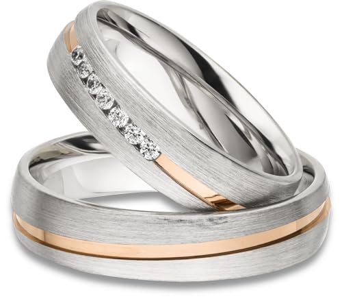 Kolibri Rings Eheringe Verlobungsringe Silber 925 Vergoldet 7 Zirkonia Steine Set - Gratis Gravur und Etui Kolibri Rings Eheringe Verlobungsringe Silber 925 Vergoldet 7 Zirkonia Steine Set - Gratis Gravur und Etui von Kolibri Rings