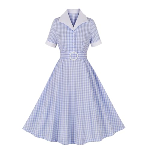 Cocktailkleid Damen Rockabilly Kleider Damen 50er Jahre Kleider Vintage Audrey Hepburn Kleider Festlich Abendkleid für Hochzeit V-Ausschnitt Partykleid mit Gürtel Elegant Ballkleider Petticoat Kleid Cocktailkleid Damen Rockabilly Kleider Damen 50er Jahre Kleider Vintage Audrey Hepburn Kleider Festlich Abendkleid für Hochzeit V-Ausschnitt Partykleid mit Gürtel Elegant Ballkleider Petticoat Kleid von Komiseup