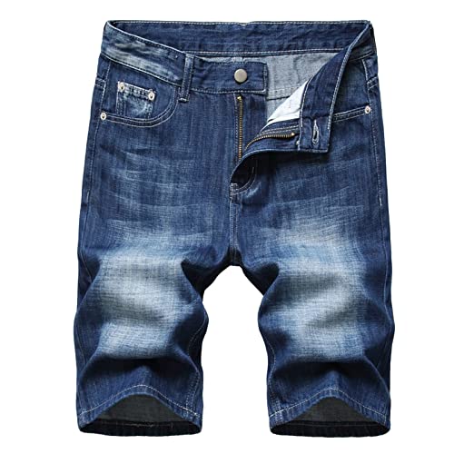 Herren Jeans Shorts Kurze Jeans Herren Männer Hosen Herren Sommer Hose Jeanshose für Herren Sommer Denim Shorts Große Größen Stretch Kurze Hose Locker Casual Sommerhose Cargohose Sweatpants Men von Komiseup