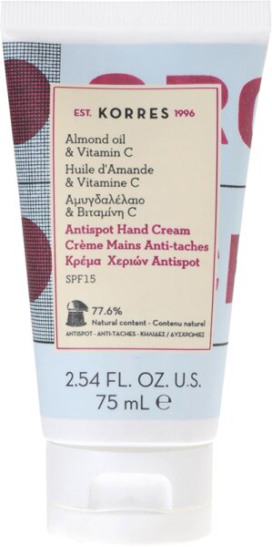 Korres Almond Oil & Vitamin C Anti-Spot Handcreme SPF 15 75 ml von Korres