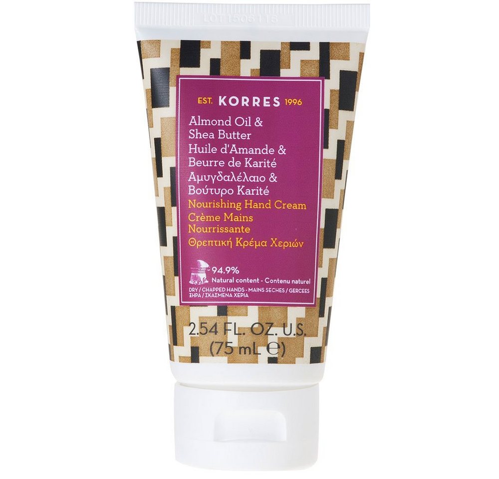 Korres Handcreme ALMOND OIL SHEA BUTTER Nährende, 75 ml von Korres