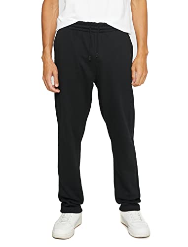 Jeans Jogger Jogginghose mit Kordelzug am Bund Sweatpants Herren, Schwarz (999), S von Koton