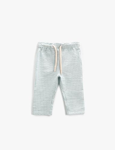 Koton Baby Boy Trousers Slim Fit Drawstring Textured von Koton