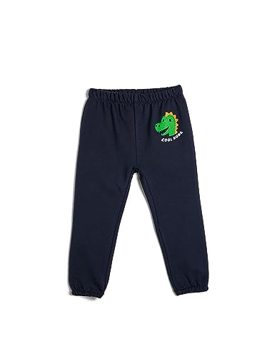 Koton Babyboy Jogger Sweatpants Elastic Waistband Dinosaur Printed von Koton