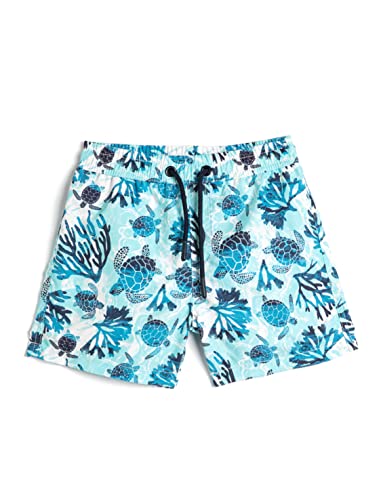 Koton Boys Swim Shorts Drawstring Turtle Printed von Koton