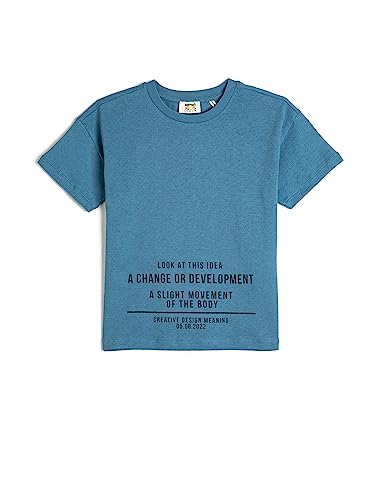 Koton Boys T-Shirt Short Sleeve Printed Crew Neck Cotton von Koton