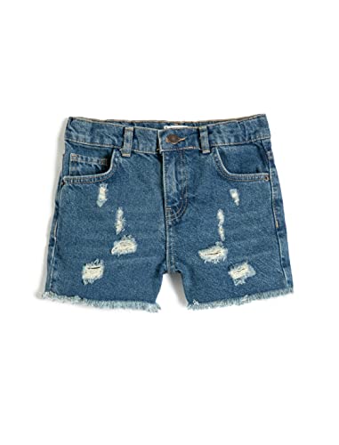 Koton Girls Jean Shorts Destroyed Pockets Cotton von Koton