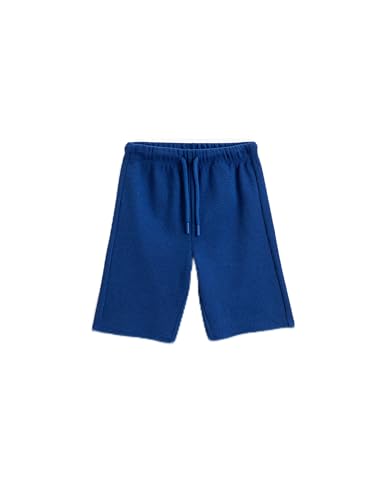 Koton Jungen Drawstring Basic Waffle Textured Shorts, Saxe (969), 11-12 Jahre EU von Koton