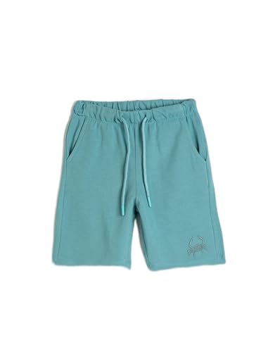 Koton Jungen Shorts Mit Bindegürtel Tasche Detail Cargos, Blau (655), 5-6 Jahre EU von Koton