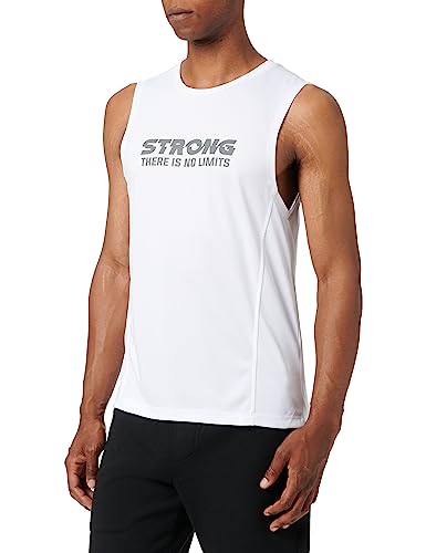 Koton Men Sport Tank Top Slogan Printed Crew Neck Sleeveless von Koton