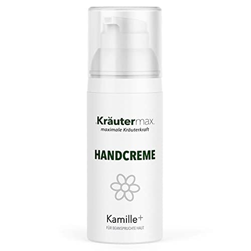 Kräutermax. Kamille Handcreme Hand und Nagelcreme für Beanspruchte Hände, 50 ml von Kräutermax.