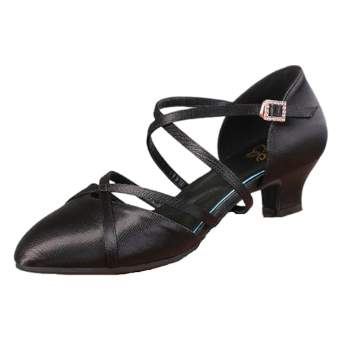 Damen Latin tanzschuh,latein Schuhe,lateinische Tanzschuhe Sandalen,Hochzeitsfeier Tanzschuhe,Damen Hoher Absatz Tanzschuhe,Bequeme rutschfeste,atmungsaktive,für Anfänger und Übung von Kraftpaid