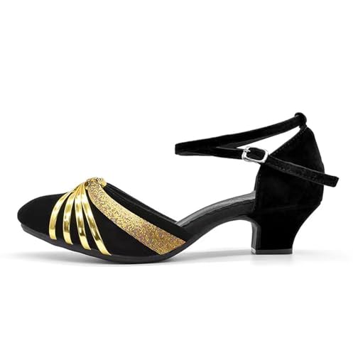 Damen Salsa Latin Tanzschuhe,Salsa Glitzer Bachata Schuhe,Damen Ballsaal-Tanzschuhe,Lateinische Tanzschuhe,Tango Schuhe,Atmungsaktiv,Komfortabel,Für Anfänger Ballsaal Performance von Kraftpaid