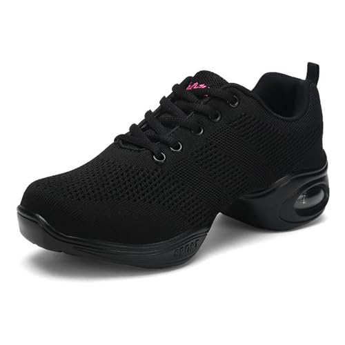 Damen Tanzsneaker,Damen Jazz-Schuhe Tanzsneaker,Walking Tanzschuhe,Tango Gymnastik Sportschuhe,Damen Geteilte Sohle Tanzschuhe,Trainer leichte Jazz Fersenschuhe,Für Tanzen Fitness Yoga von Kraftpaid