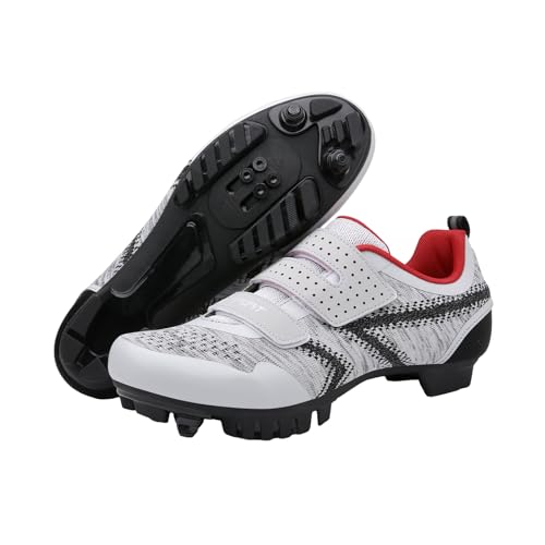 Kraftpaid Fahrradschuhe Herren MTB,Herren-Radsportschuhe,Herren Radschuhe Damen,Spinning Schuhe Damen,Damen Herren MTB Radsportschuhe,Rennradschuh Mountainbike Schuhe,Atmungsaktive Indoor -Radschuhe von Kraftpaid