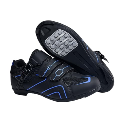 Kraftpaid Herren-Radsportschuhe,Fahrradschuhe Herren MTB,Rennrad Schuhe MäNner,Atmungsaktive Radsportschuhe,Mountainbike Schuhe,Fahrrad Spin MTB Schuhe,Schnalle,FüR Indoor Outdoor Riding Racing von Kraftpaid