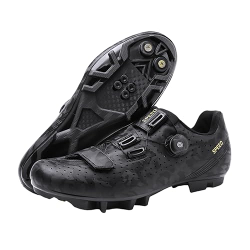 Kraftpaid Mountainbike Schuhe Herren,Fahrradschuhe Herren,Rennradschuhe Herren,Herren-Radsportschuhe,Damen MTB Radsportschuhe,Mountainbike Schuhe,Atmungsaktive Outdoor-Radschuhe,Spin MTB Schuhe von Kraftpaid