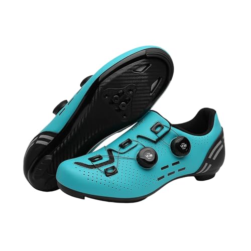 Kraftpaid Mountainbike Schuhe Herren,Fahrradschuhe Herren,Spinning Schuhe Damen,Rennrad Schuhe MäNner,Rennrad MTB Radschuhe,Mountainbike Sneaker,Atmungsaktiv Harte Sohle,Reflektierende Streifen von Kraftpaid