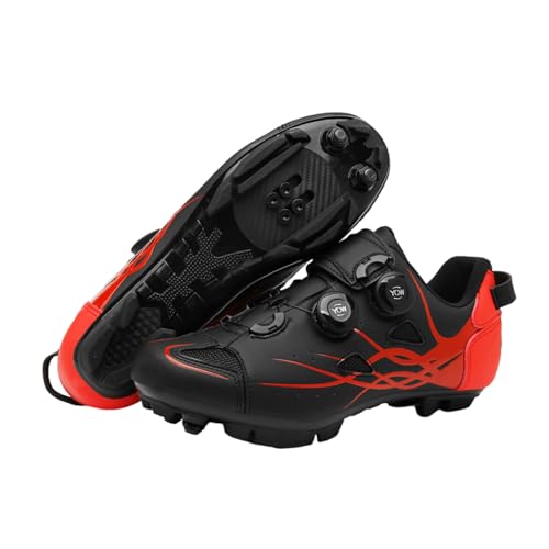 Kraftpaid Mountainbike Schuhe Herren,MTB Schuhe Herren,Atmungsaktive Outdoor-Radschuhe,Spinning Schuhe Damen,Mountainbike Schuhe Sneaker,Atmungsaktive Outdoor-Radschuhe Fahrrad Indoor Schuhe von Kraftpaid