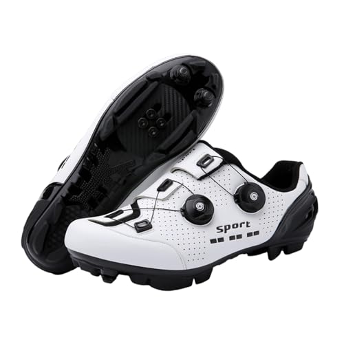 Kraftpaid Mountainbike Schuhe Herren,Rennrad Schuhe MäNner,Spinning Schuhe Damen,Fahrradschuhe Damen Herren MTB,Mountainbike Schuhe,Atmungsaktive Outdoor-Radschuhe,Fahrrad Spin MTB Schuhe von Kraftpaid