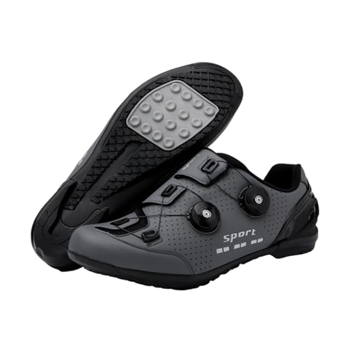 Kraftpaid Mountainbike Schuhe Herren,Rennrad Schuhe MäNner,Spinning Schuhe Damen,Fahrradschuhe Damen Herren MTB,Mountainbike Schuhe,Atmungsaktive Outdoor-Radschuhe,Fahrrad Spin MTB Schuhe von Kraftpaid