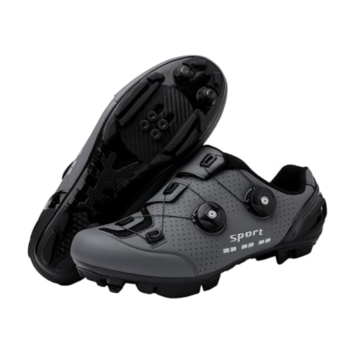 Kraftpaid Mountainbike Schuhe Herren,Rennrad Schuhe MäNner,Spinning Schuhe Damen,Fahrradschuhe Damen Herren MTB,Mountainbike Schuhe,Atmungsaktive Outdoor-Radschuhe,Fahrrad Spin MTB Schuhe von Kraftpaid