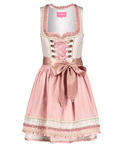 Krüger Dirndl Mini Dirndl Justina beige/rosa, Gr.40 Damen Krüger Dirndl Mini Dirndl Justina beige/rosa, Gr.40 Damen von Krüger Dirndl