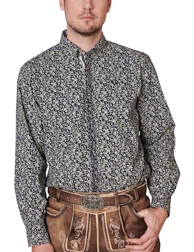 Krüger Herren Trachten Hemd lang, Modell: Jaro, Langarm, Art.-Nr. 911467-0-0080, M, Krüger Herren Trachten Hemd lang, Modell: Jaro, Langarm, Art.-Nr. 911467-0-0080, M, von Krüger